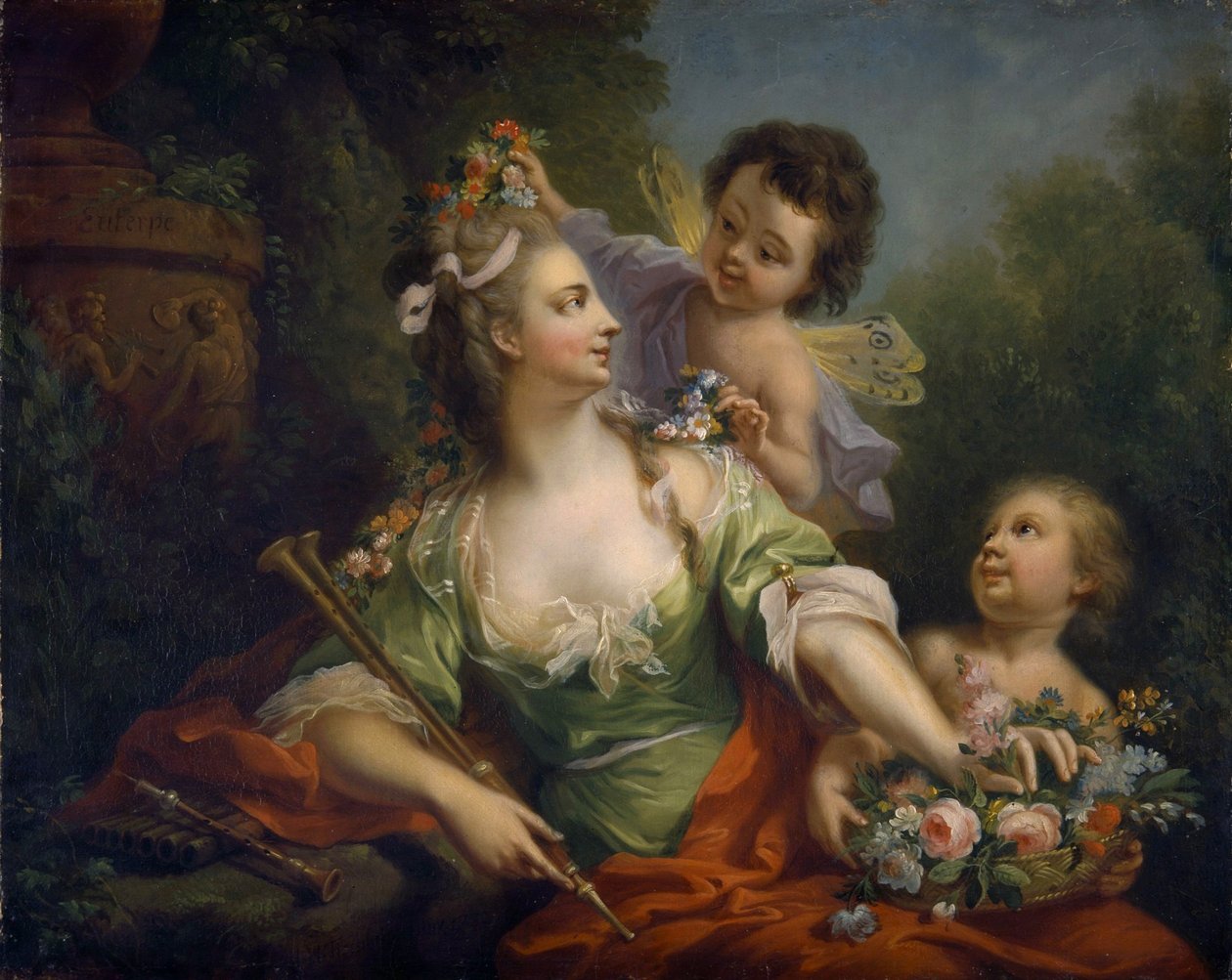 La Musa Euterpe (le nove muse, 1782) da Johann Heinrich Tischbein
