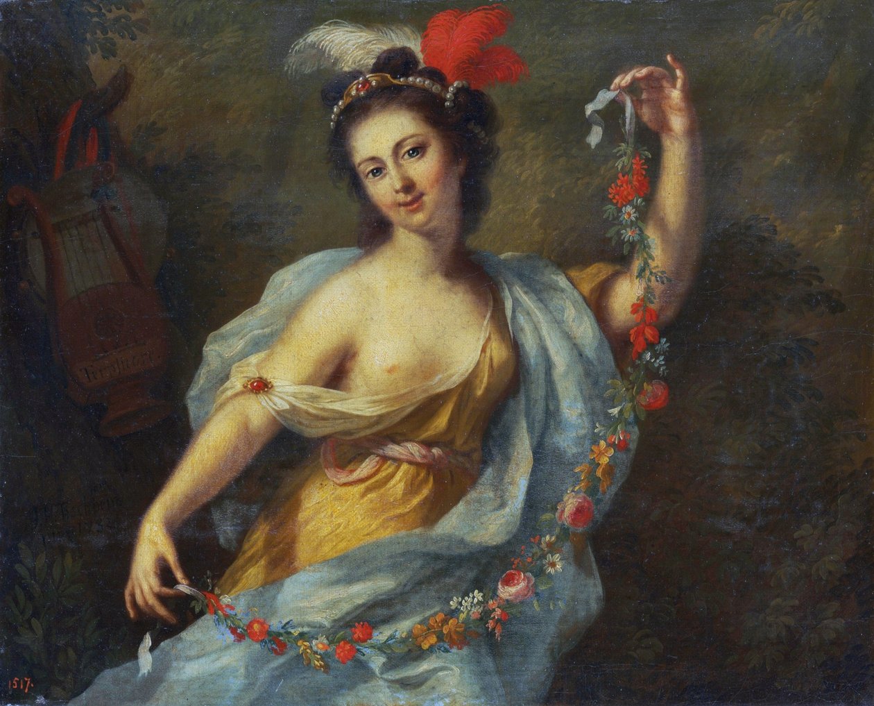 La Musa Terpsichore (le nove muse, 1782) da Johann Heinrich Tischbein
