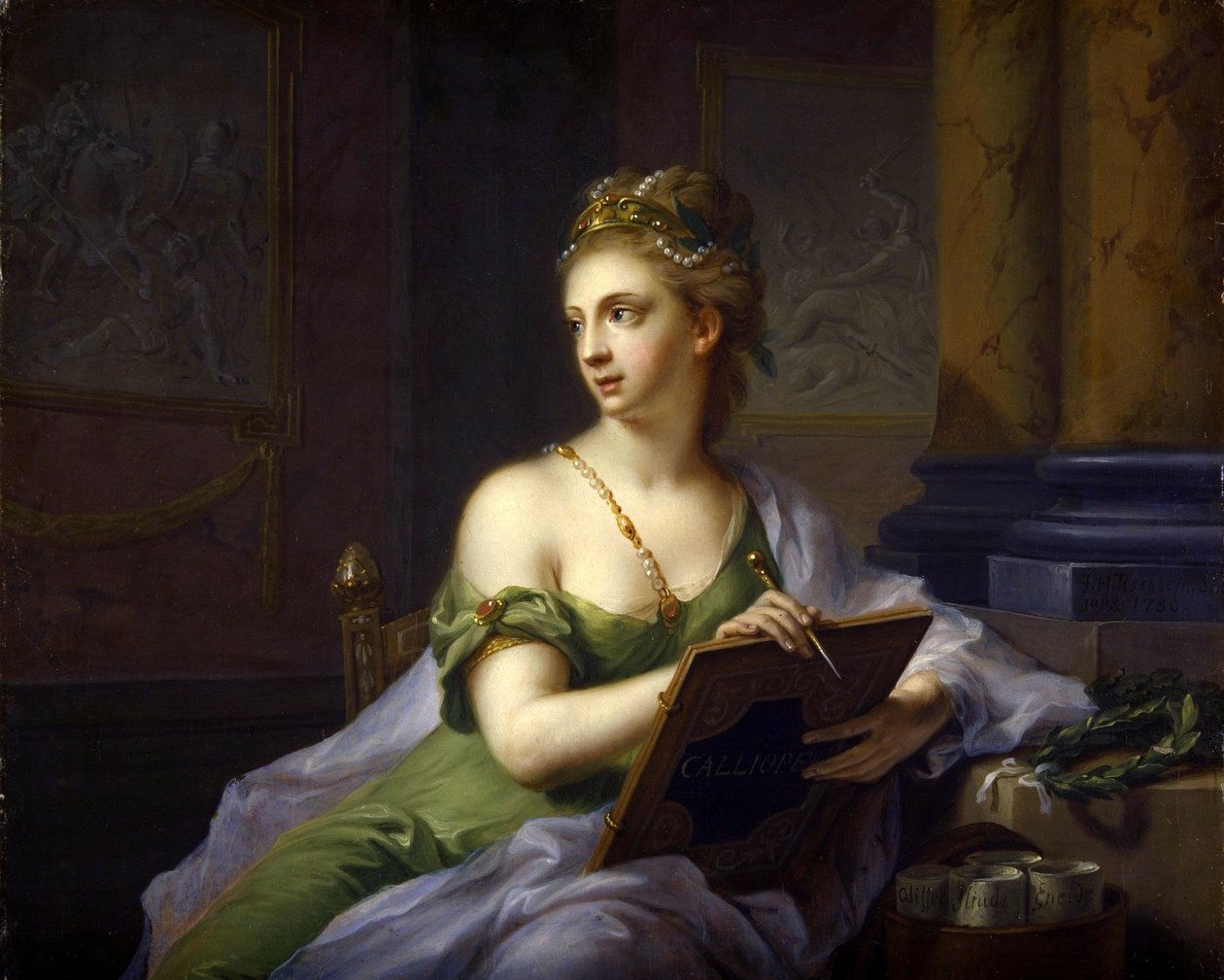 Le nove muse - Calliope (Poesia epica) da Johann Heinrich Tischbein