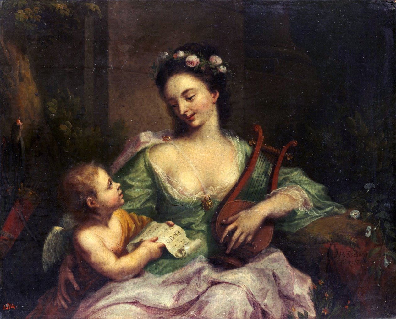 Le Nove Muse - Erato (Poesia) da Johann Heinrich Tischbein