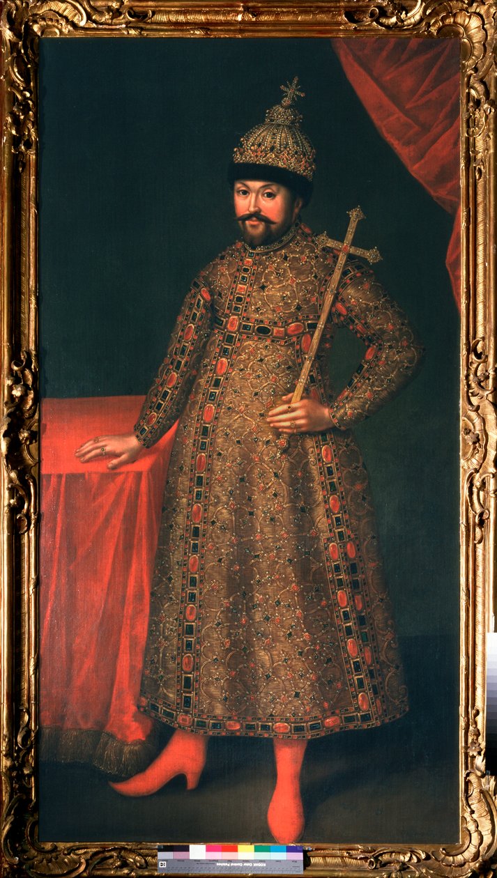 Ritratto dello zar di Russia Michele I Fëdorovič Romanov da Johann Heinrich Wedekind