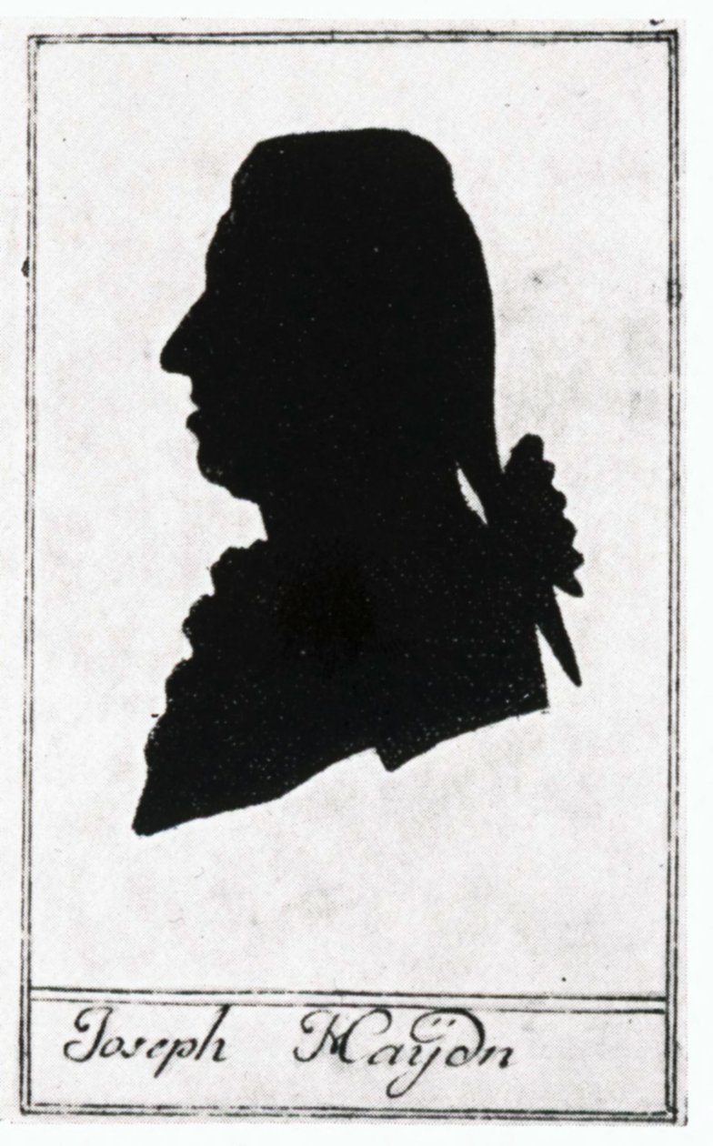 Compositore Joseph Haydn da Johann Hieronymus Loeschenkohl