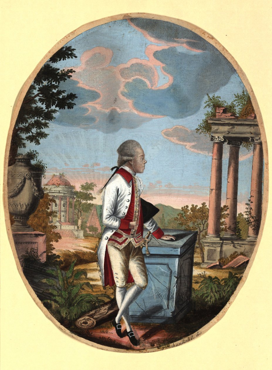Granduca Paolo di Russia 1754-1801, poi Zar Paolo I, 1782 da Johann Hieronymus Loeschenkohl