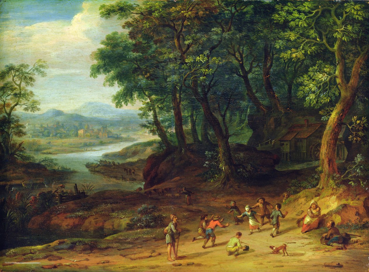 Paesaggio, 1728 da Johann Holst