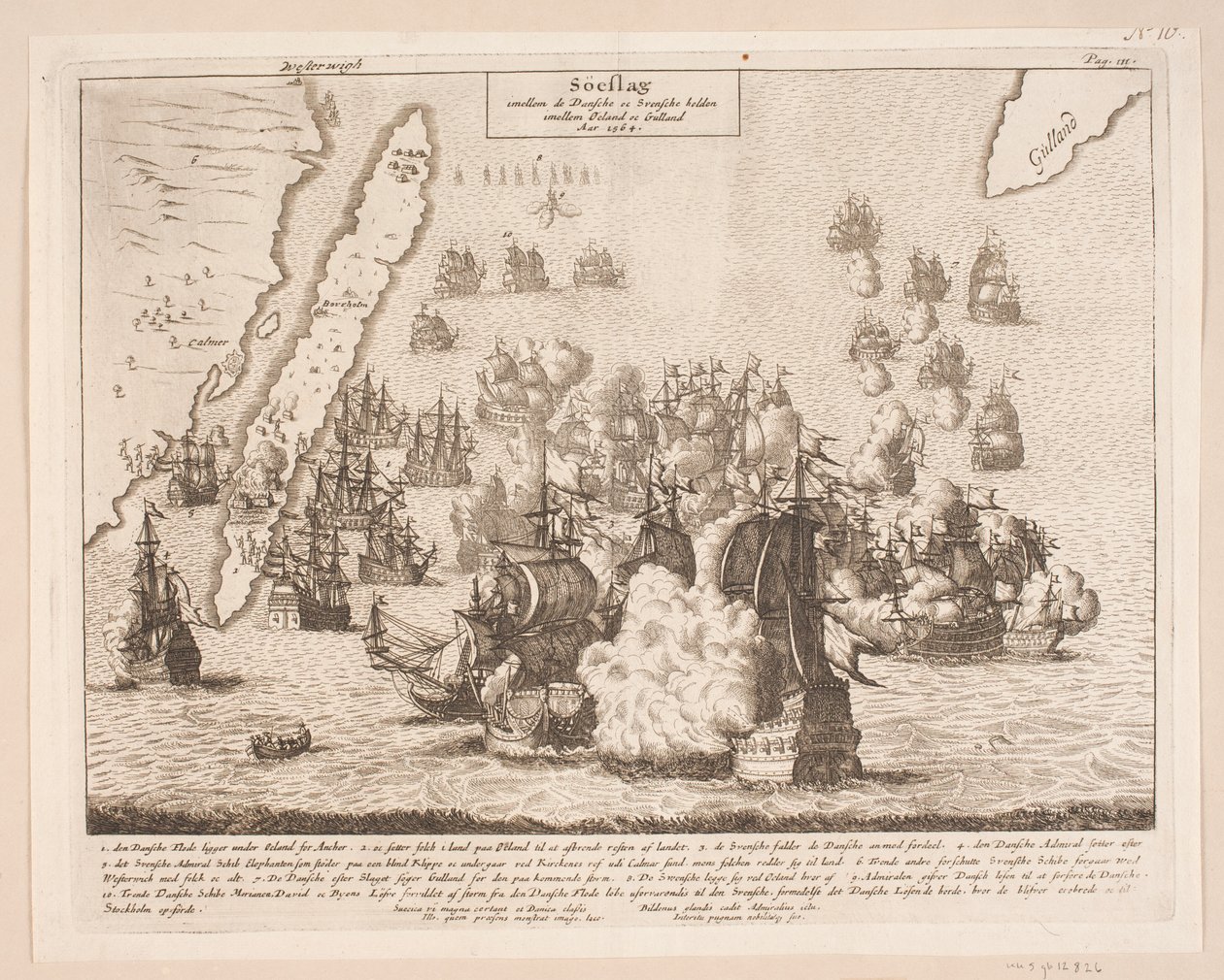 Battaglia navale a Öland e Gulland, 1564 da Johann Husman