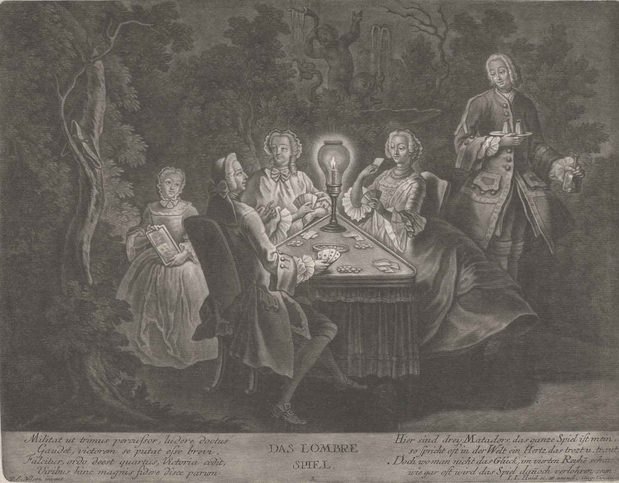 Il gioco delle ombre da Johann Jacobus Haid