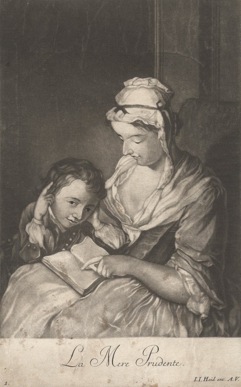 La madre prudente da Johann Jacobus Haid