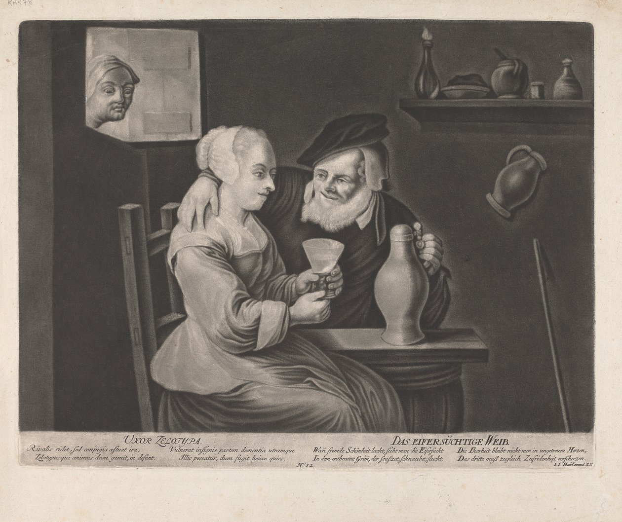 Uxor Zelotypa da Johann Jacobus Haid