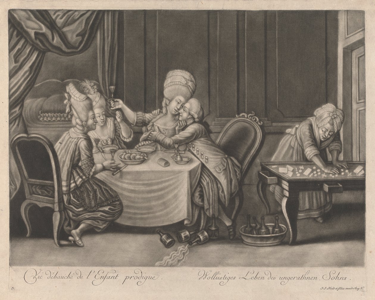 Vita dissoluta del figliol prodigo da Johann Jacobus Haid