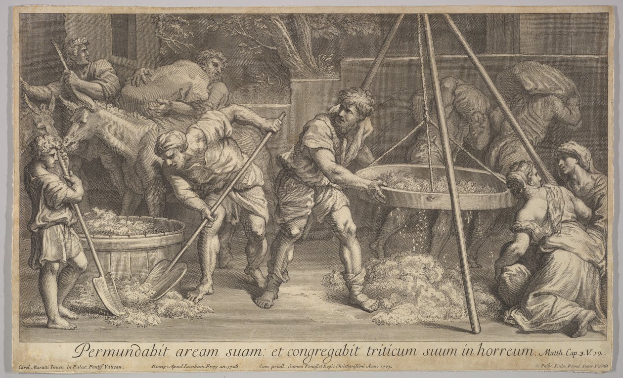 Il grano e la pula da Johann Jakob Frey the Elder
