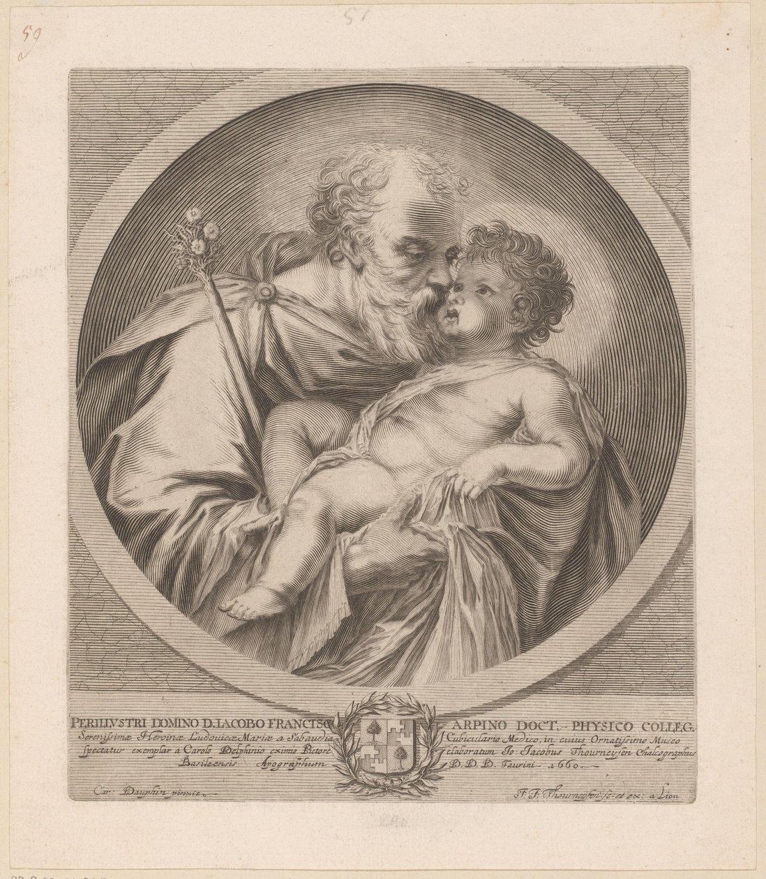 San Giuseppe con il Bambino Gesù da Johann Jakob Thurneysen (I)