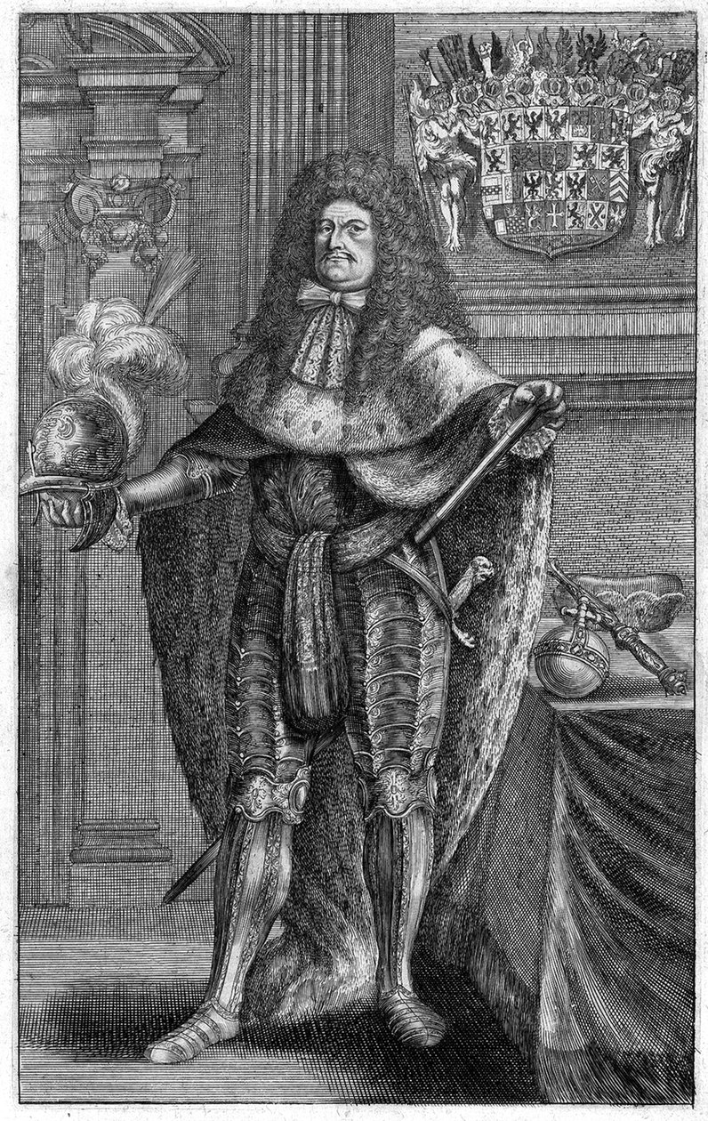 Ritratto di Federico Guglielmo 1620-1688, Elettore di Brandeburgo, Duca di Prussia, 1683 da Johann Jakob Vogel