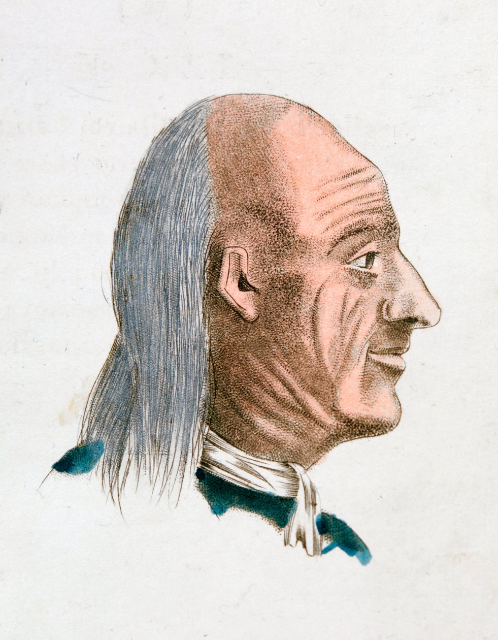 Le caratteristiche facciali di una persona gioviale e gentile da Johann Kaspar Lavater