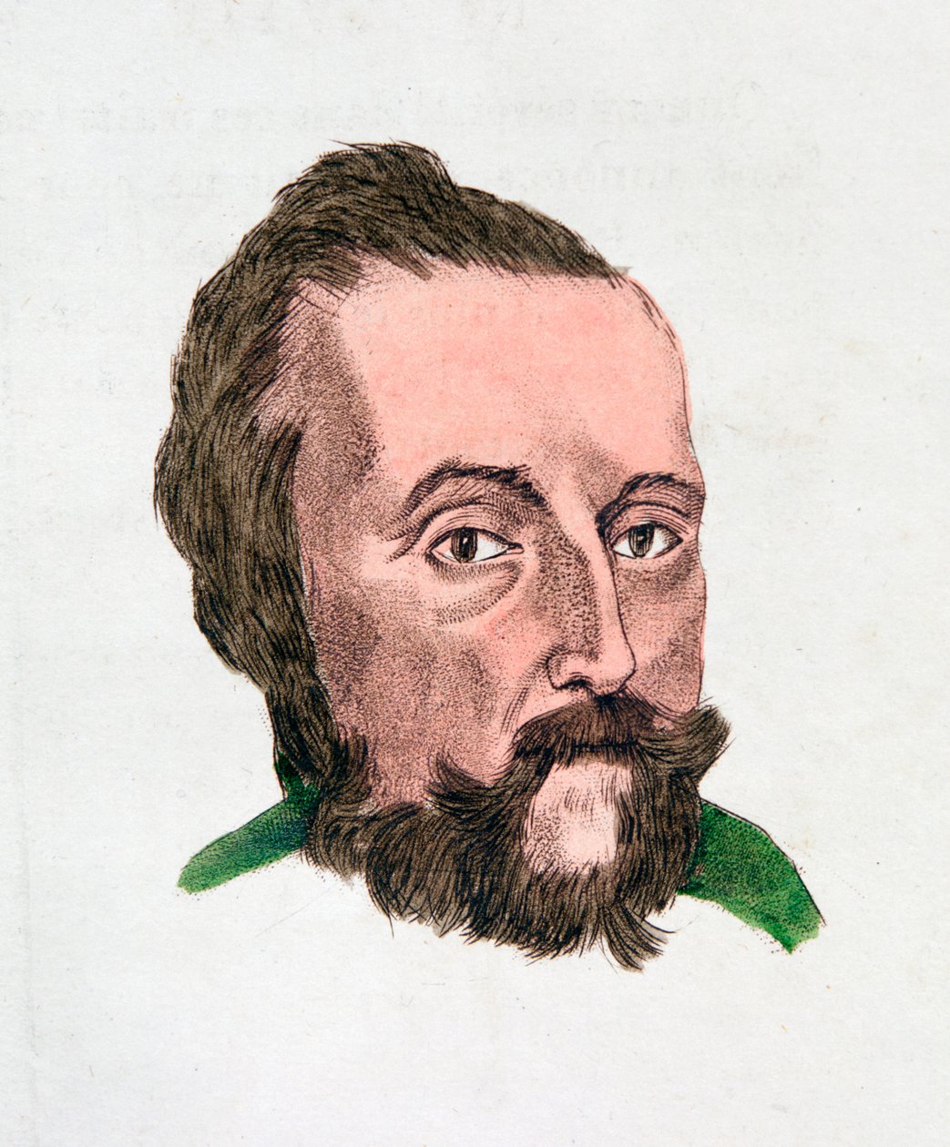 Le caratteristiche facciali di una persona severa e intelligente, 1808 da Johann Kaspar Lavater
