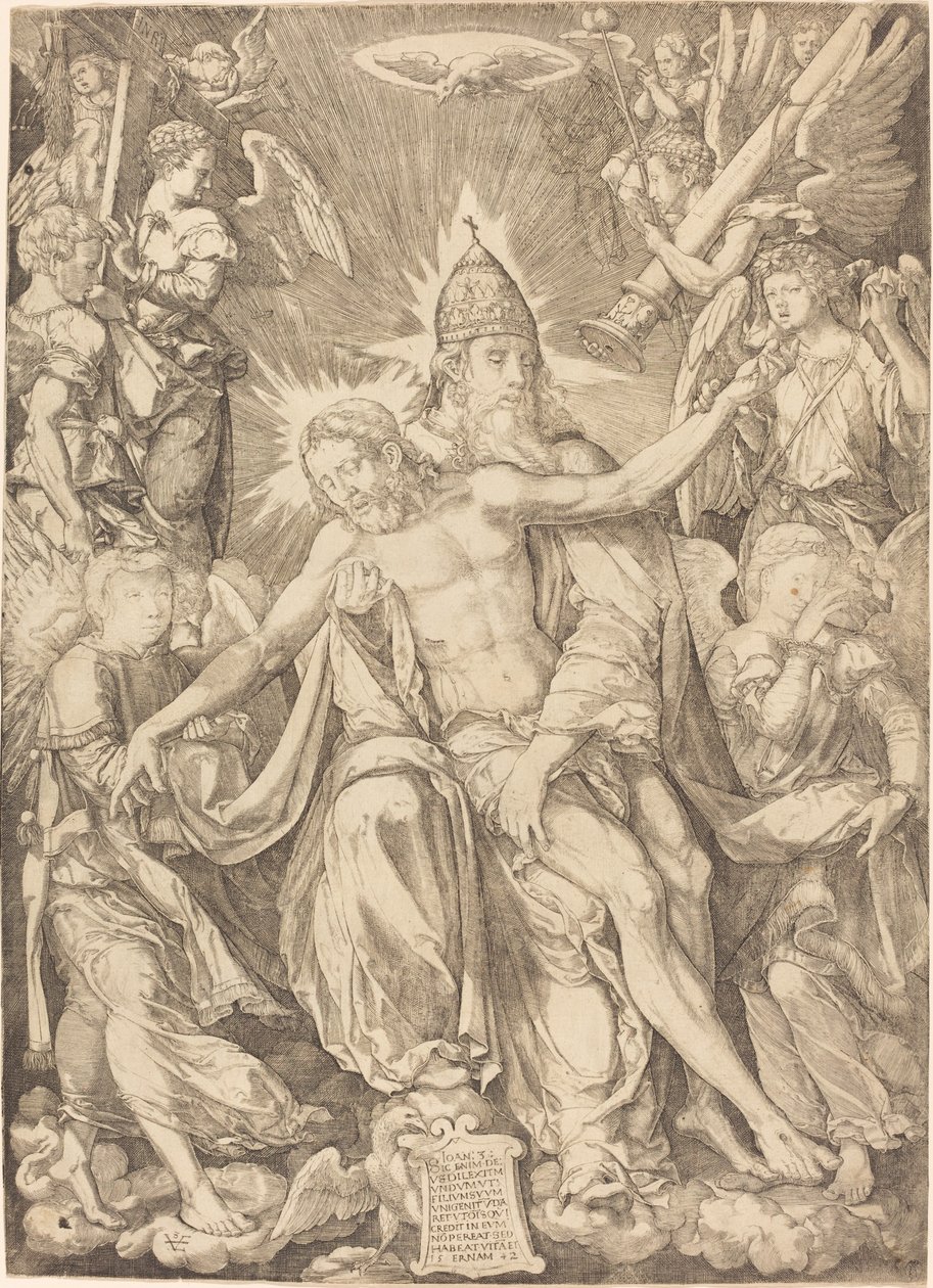 La Santissima Trinità da Johann Ladenspelder