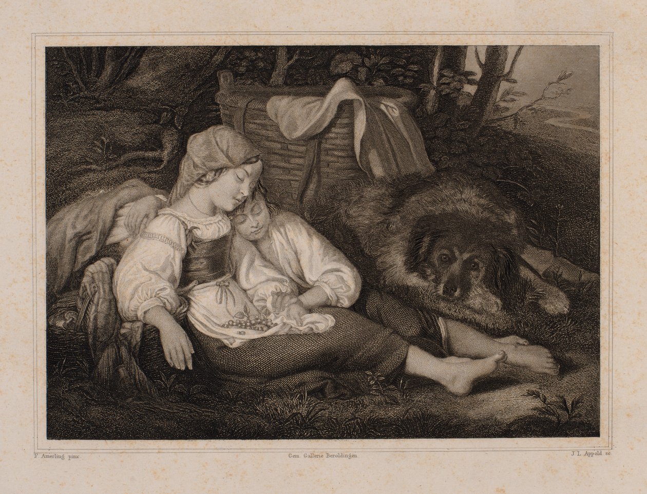 I bambini che dormono da Johann Leonhard Appold