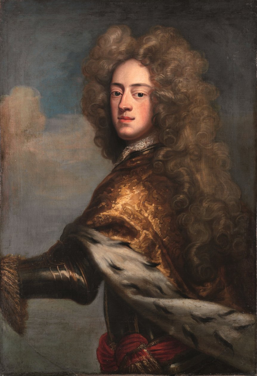 Giorgio II come Principe di Galles da Johann Leonhard Hirschmann