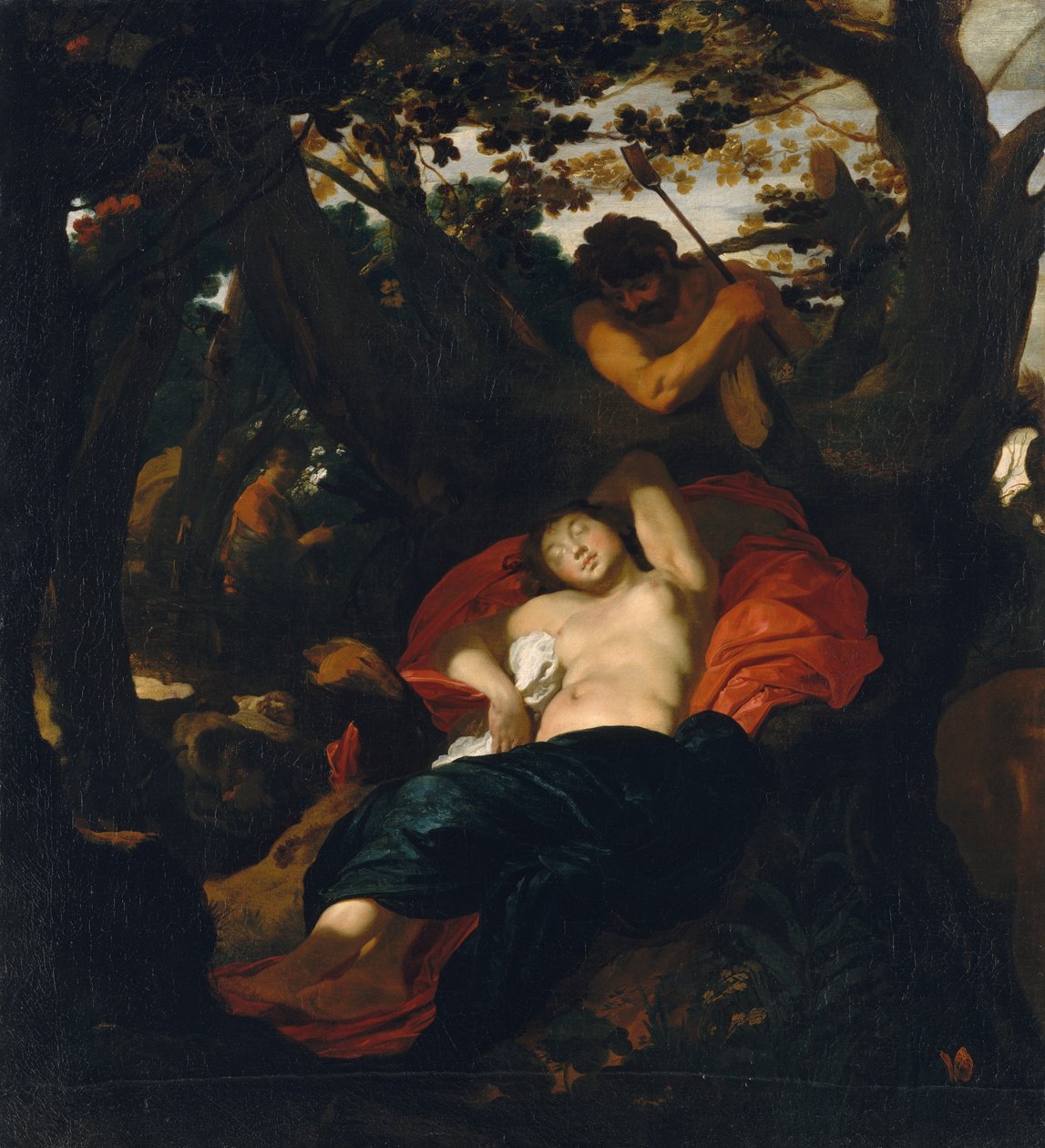 Ninfa e pastore da Johann Liss