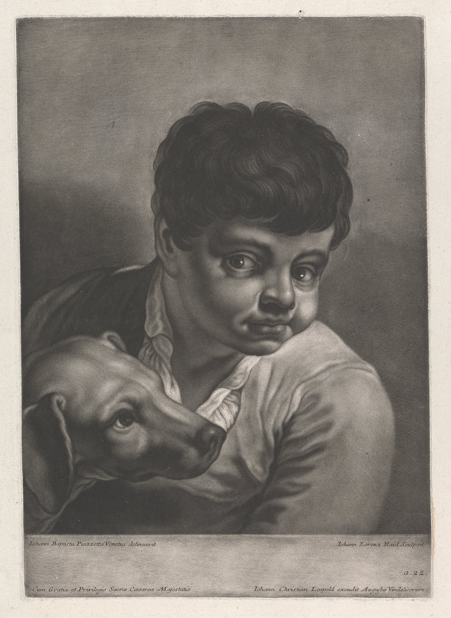 Ritratto di uomo da Johann Lorenz Haid
