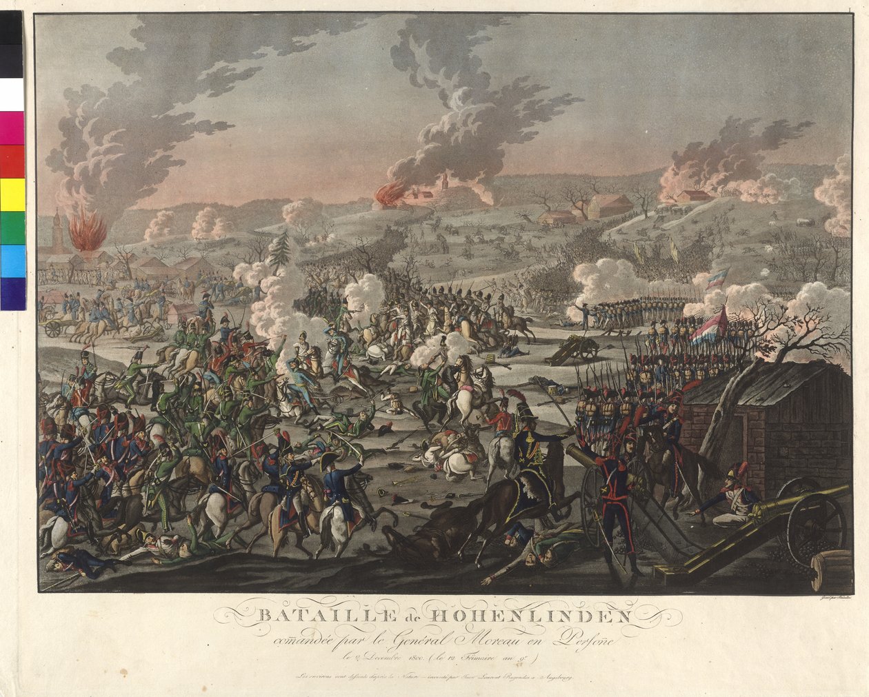 Battaglia di Hohenlinden (Linden) del 3 dicembre 1800 da Johann Lorenz Rugendas