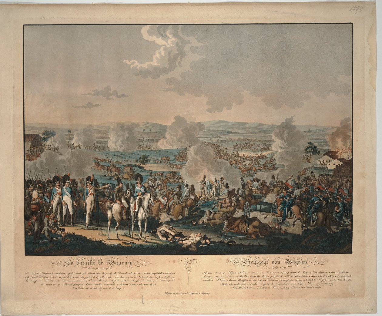 La battaglia di Wagram da Johann Lorenz Rugendas the Younger
