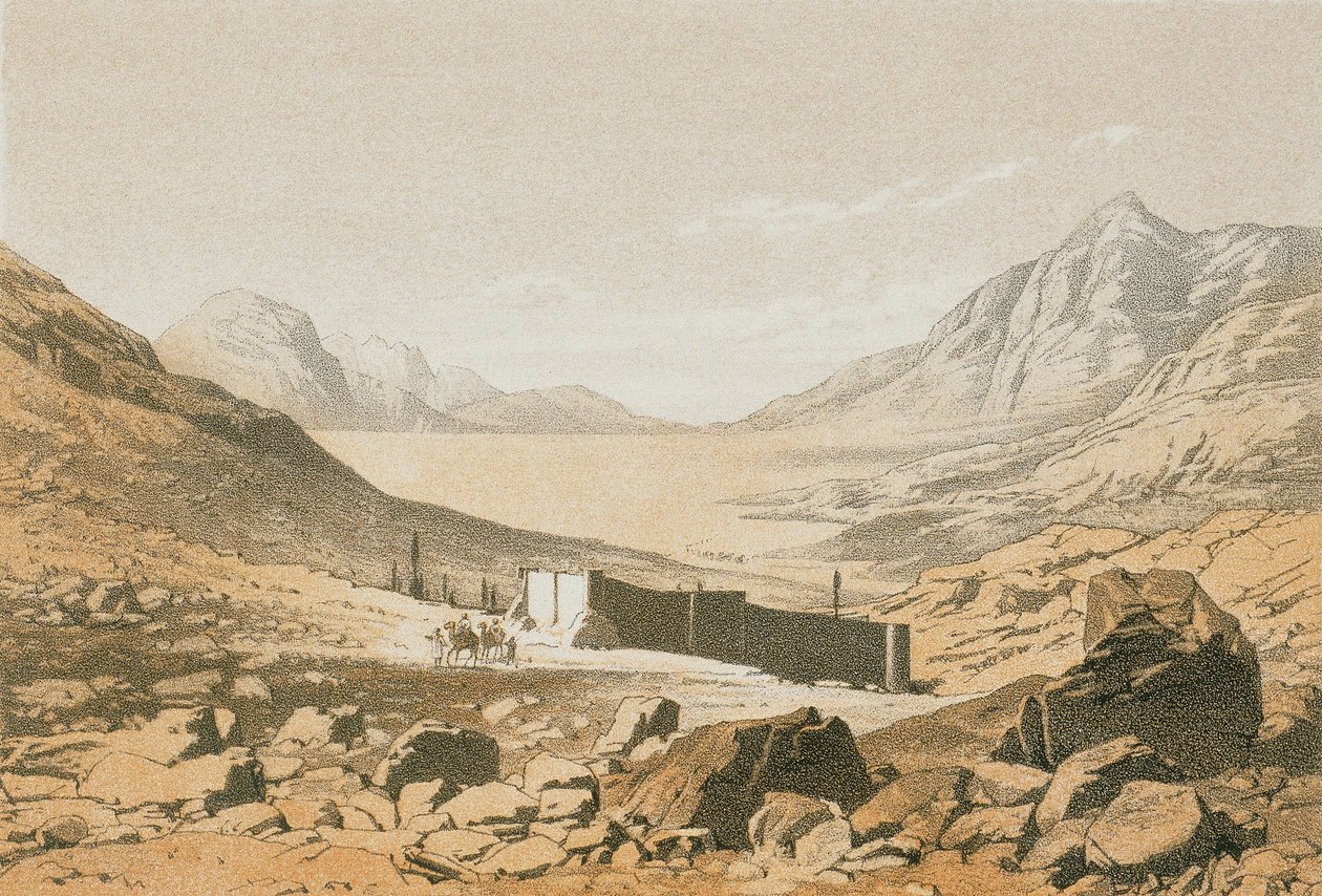 La Valle di Bostan da Johann Martin Bernatz