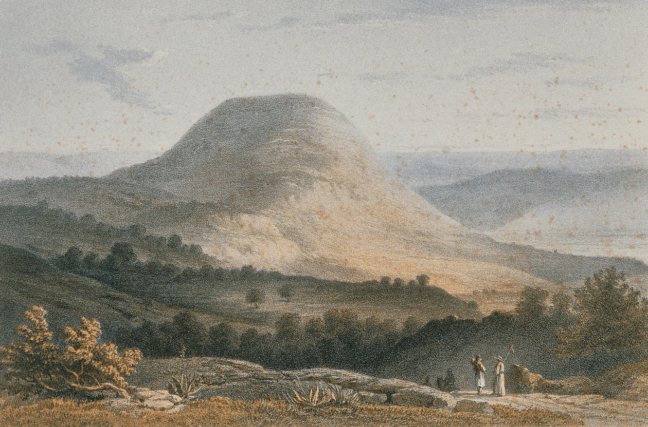 Veduta di Sidone (Said). Incisione di Stelzner - Steinkopk J.F. Editore da Johann Martin Bernatz