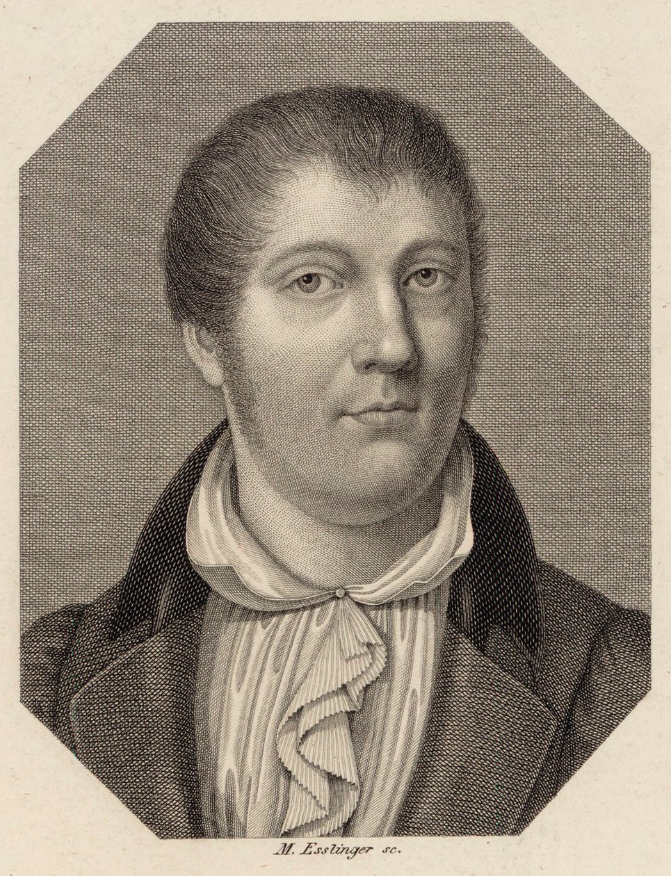 Ritratto del violinista e compositore Louis Spohr 1784-1859, 1820 da Johann Martin Esslinger