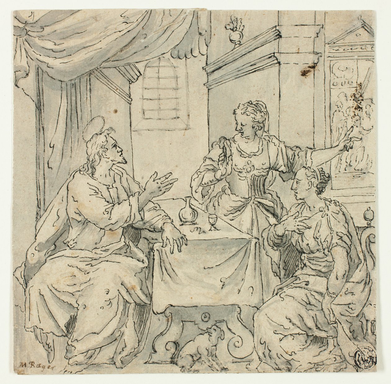 Cristo alla Tavola di Maria e Marta da Johann Mathias Kager