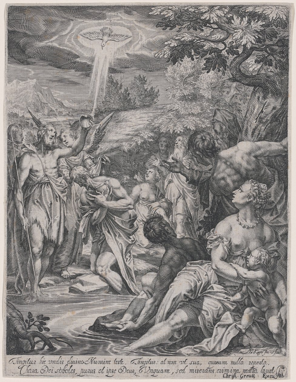 Il battesimo di Cristo da Johann Matthias Kager