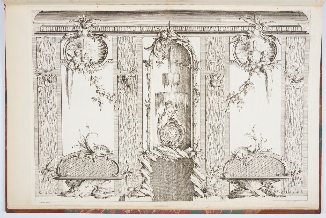 Progetto per uno schermo da Johann Michael Hoppenhaupt II
