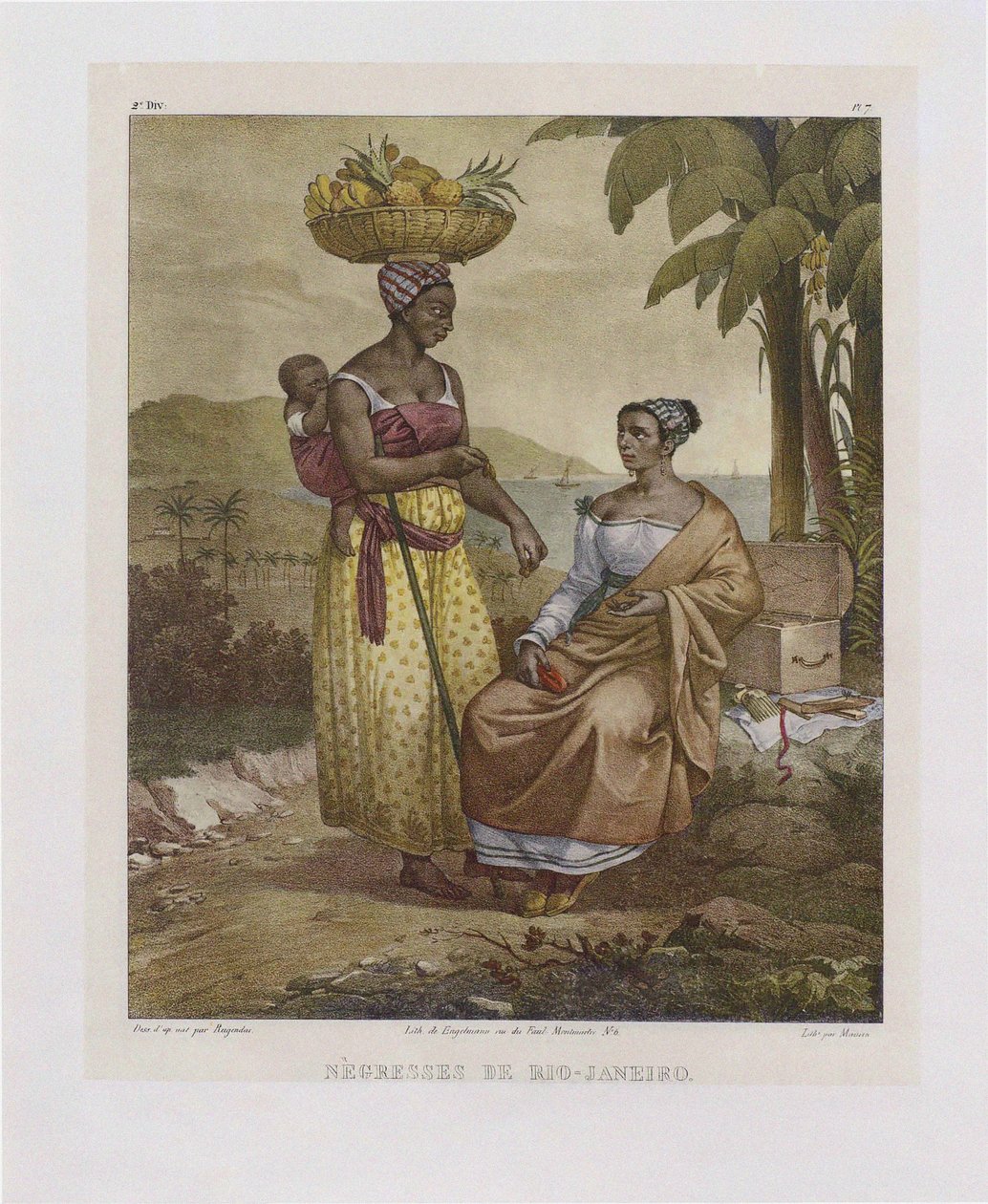 Donne nere di Rio de Janeiro da Johann Moritz Rugendas