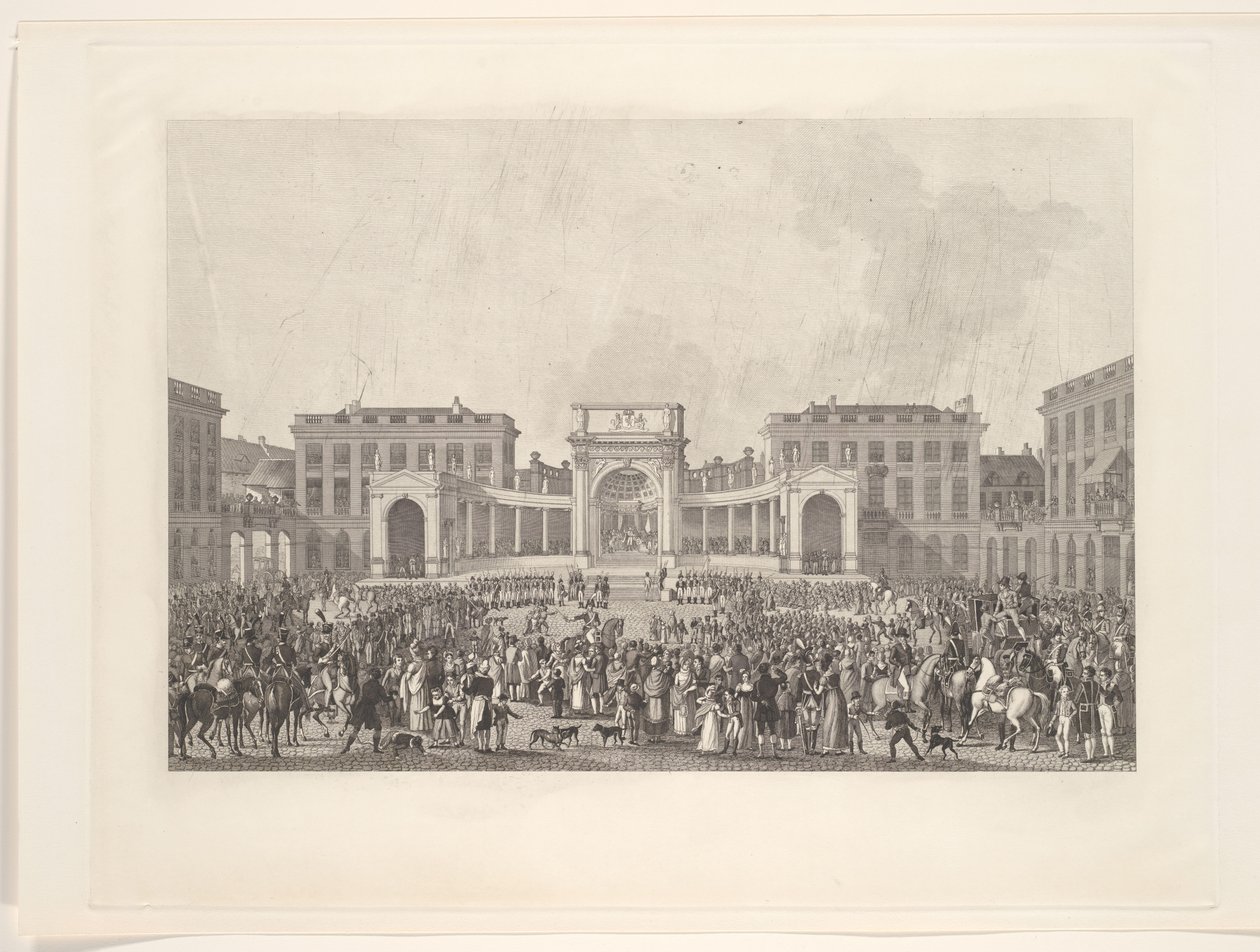 Incoronazione del re Guglielmo I a Bruxelles, 1815 da Johann Nepomuk Gibèle