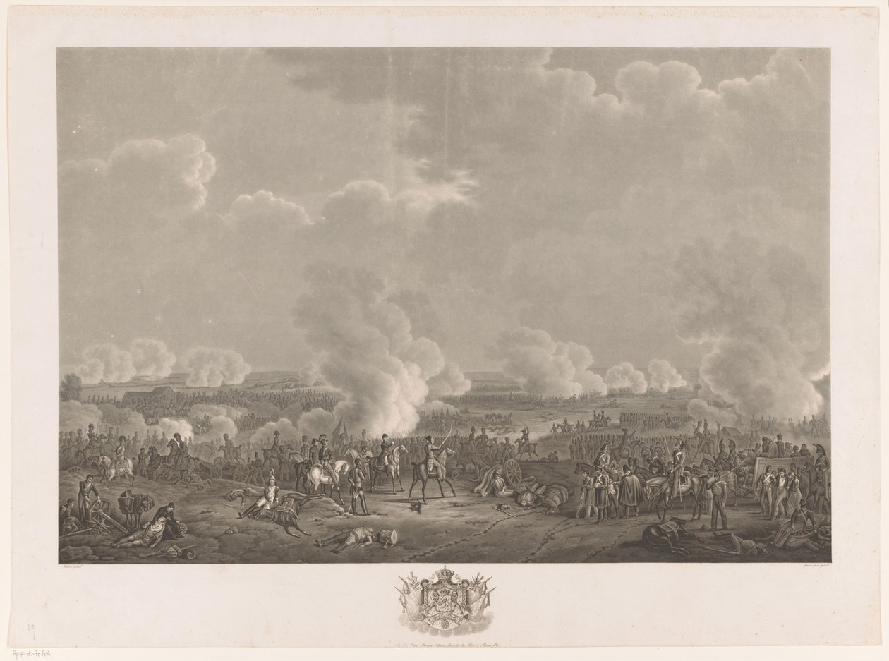 Battaglia di Waterloo, 1815 da Johann Nepomuk Gibèle