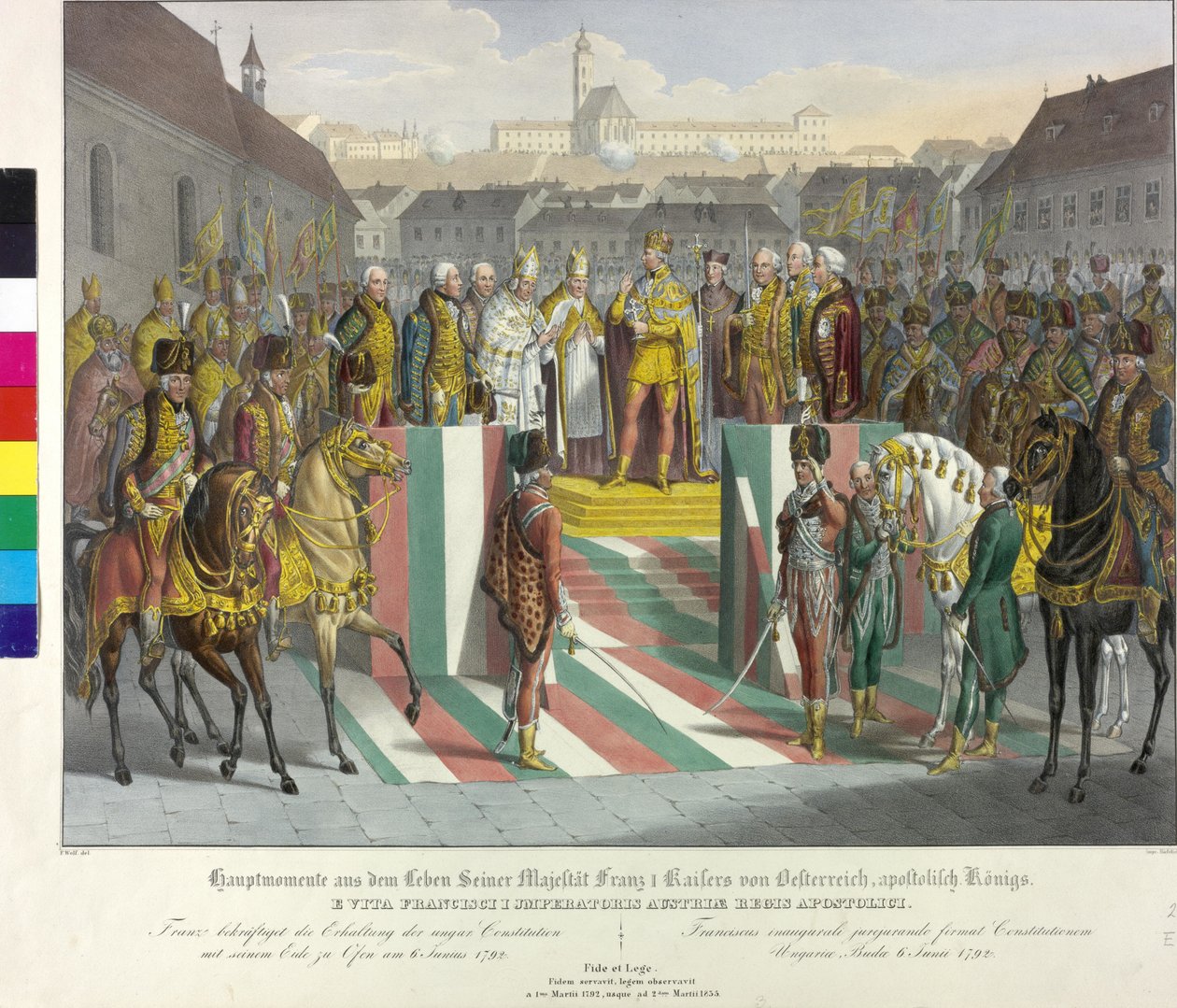Incoronazione nella stufa 1792 da Johann Nepomuk Hoechle