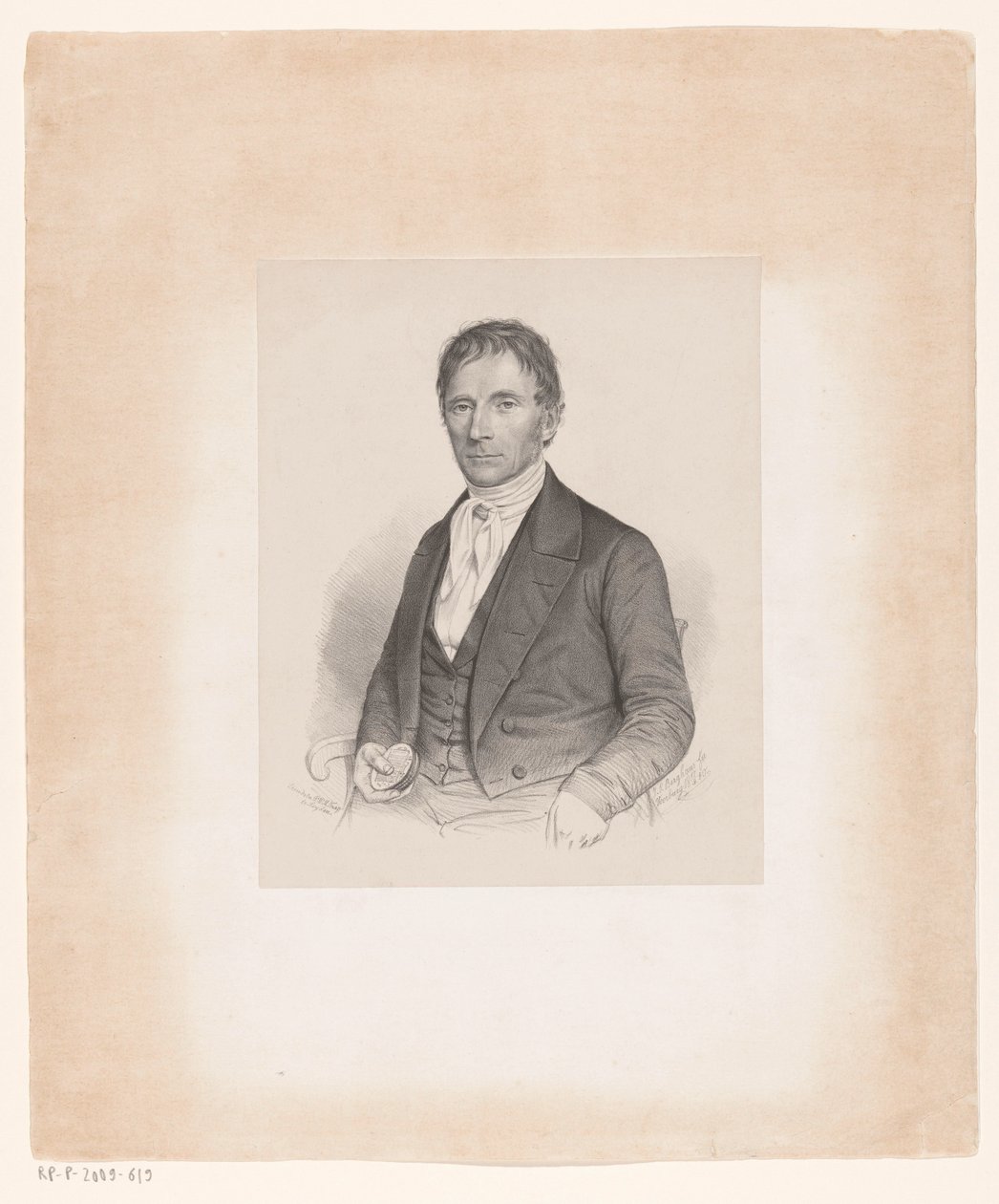 Ritratto del barone Hugo van Beresteyn da Johann Peter Berghaus
