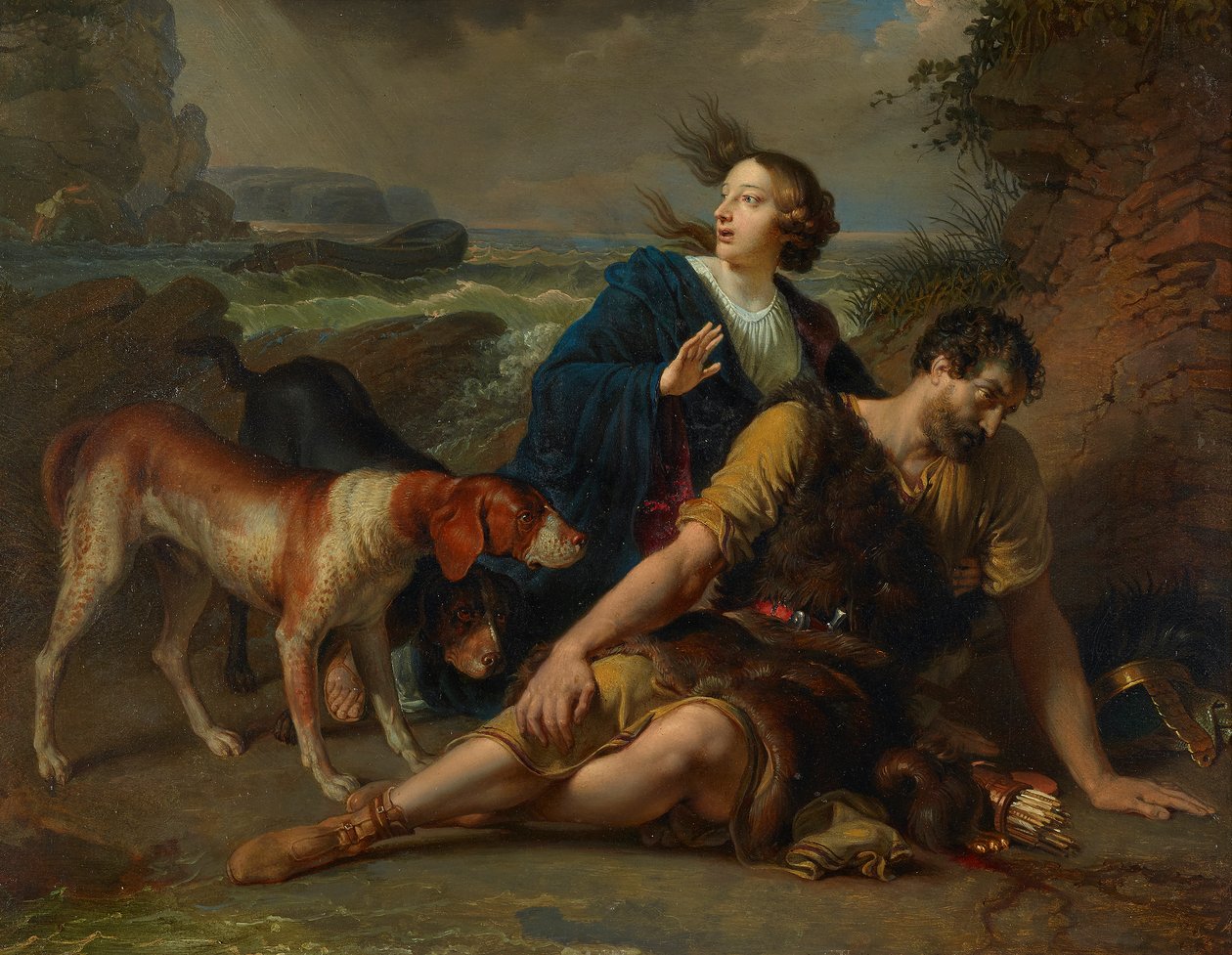 Arindal e Daura da Johann Peter Krafft