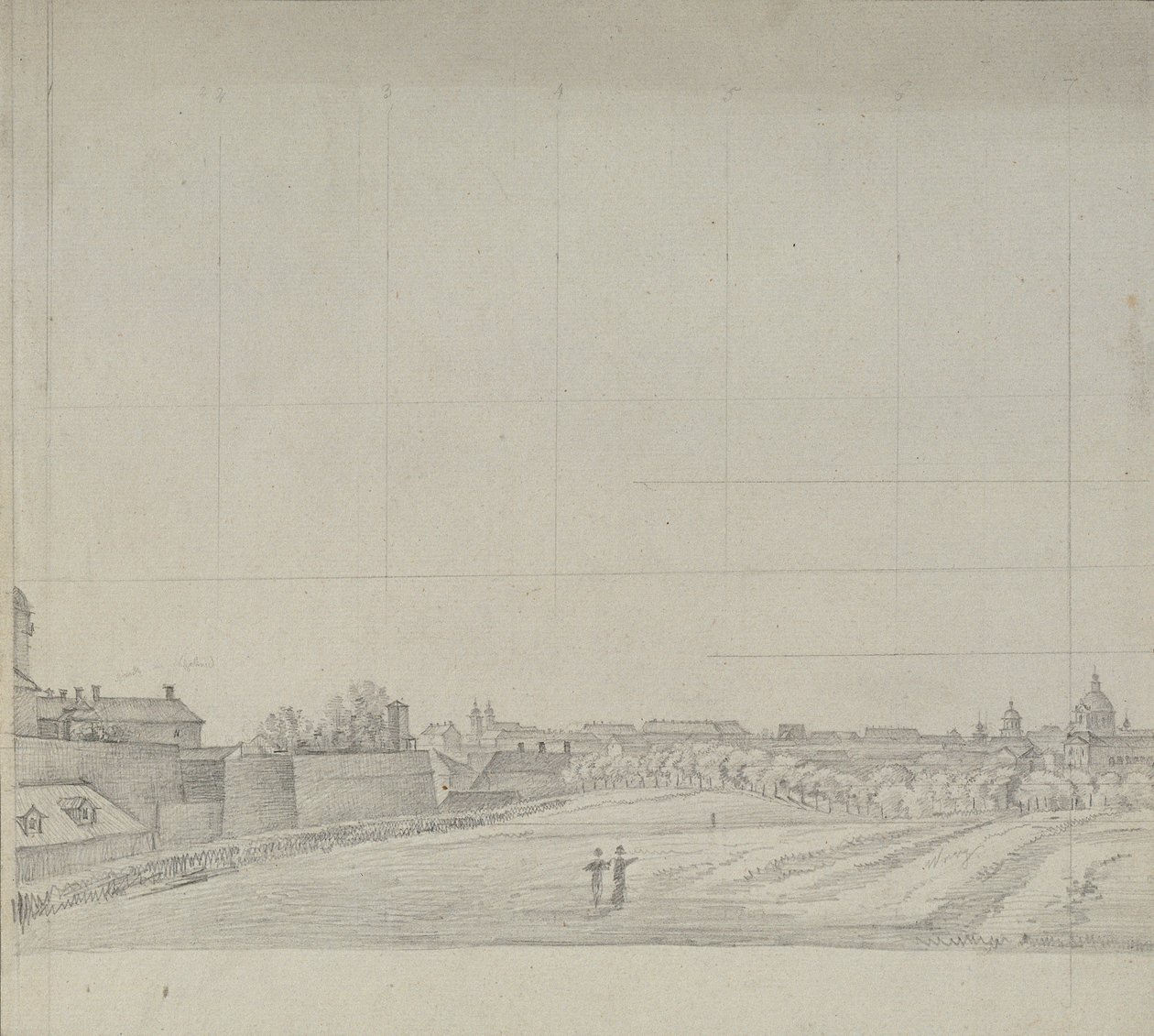 Vista di Vienna verso sud da Johann Peter Krafft