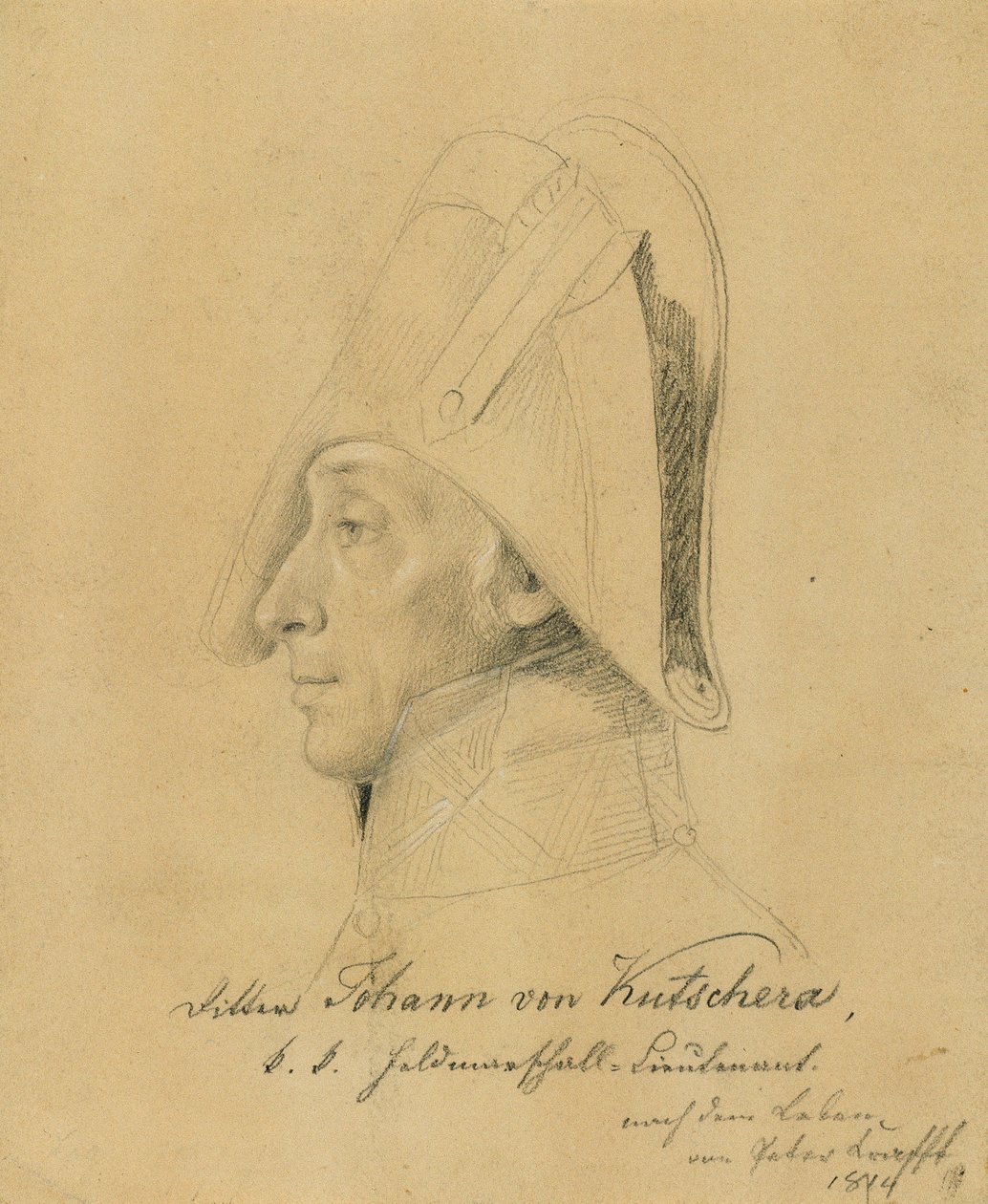 Feldmaresciallo luogotenente Johann Ritter von Kutschera da Johann Peter Krafft