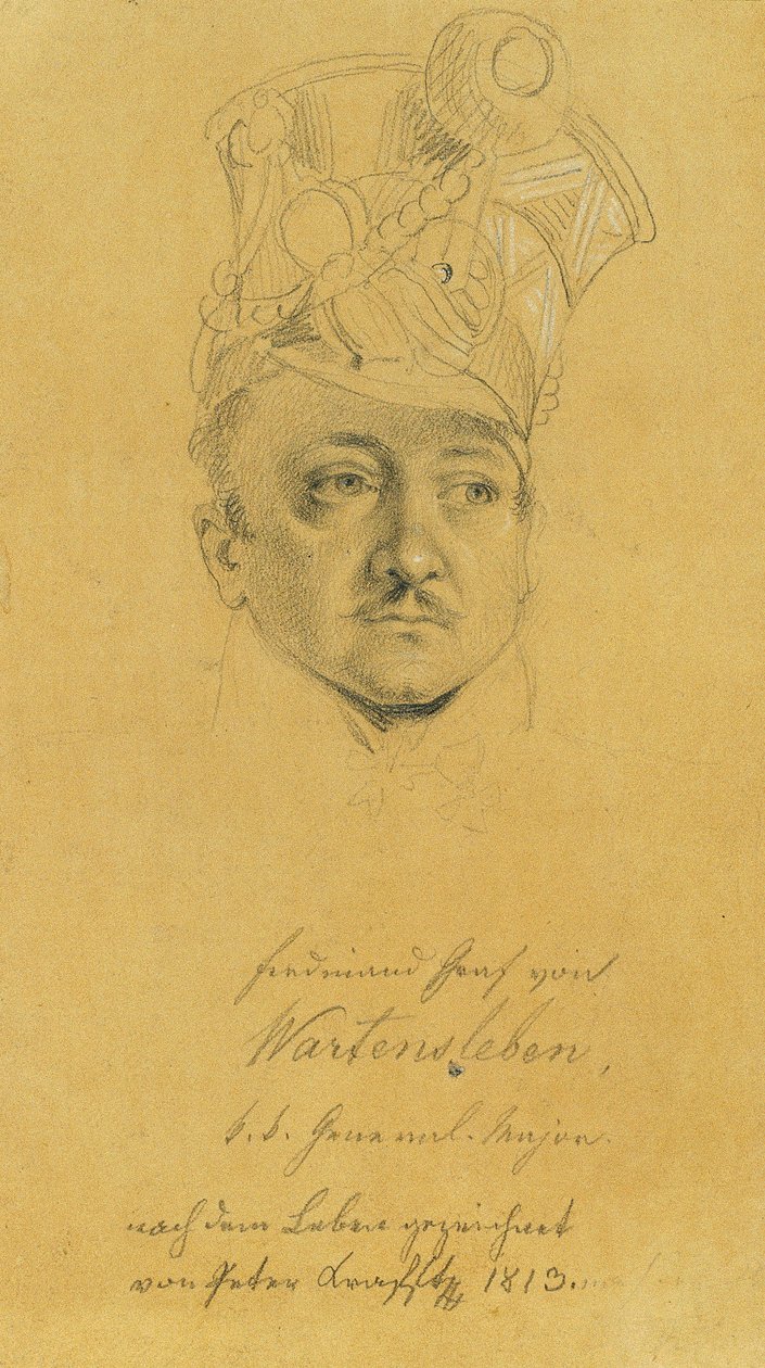 Ferdinando Conte di Wartensleben da Johann Peter Krafft