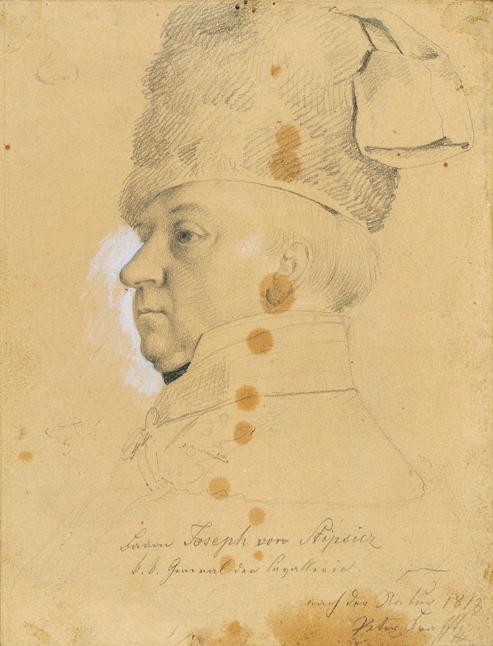 Generale Joseph Barone von Stipsicz da Johann Peter Krafft
