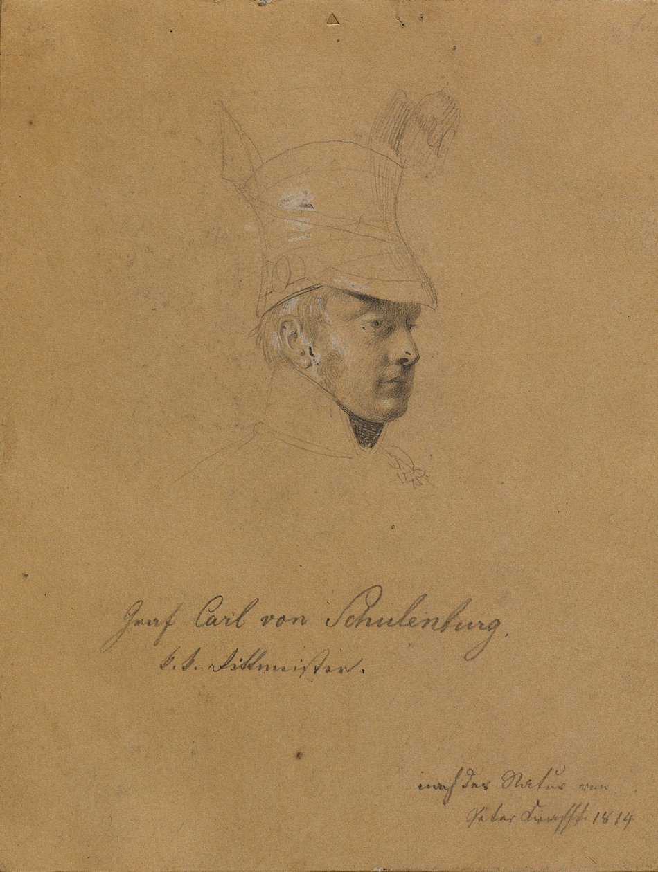 Conte Carl von Schulenburg da Johann Peter Krafft