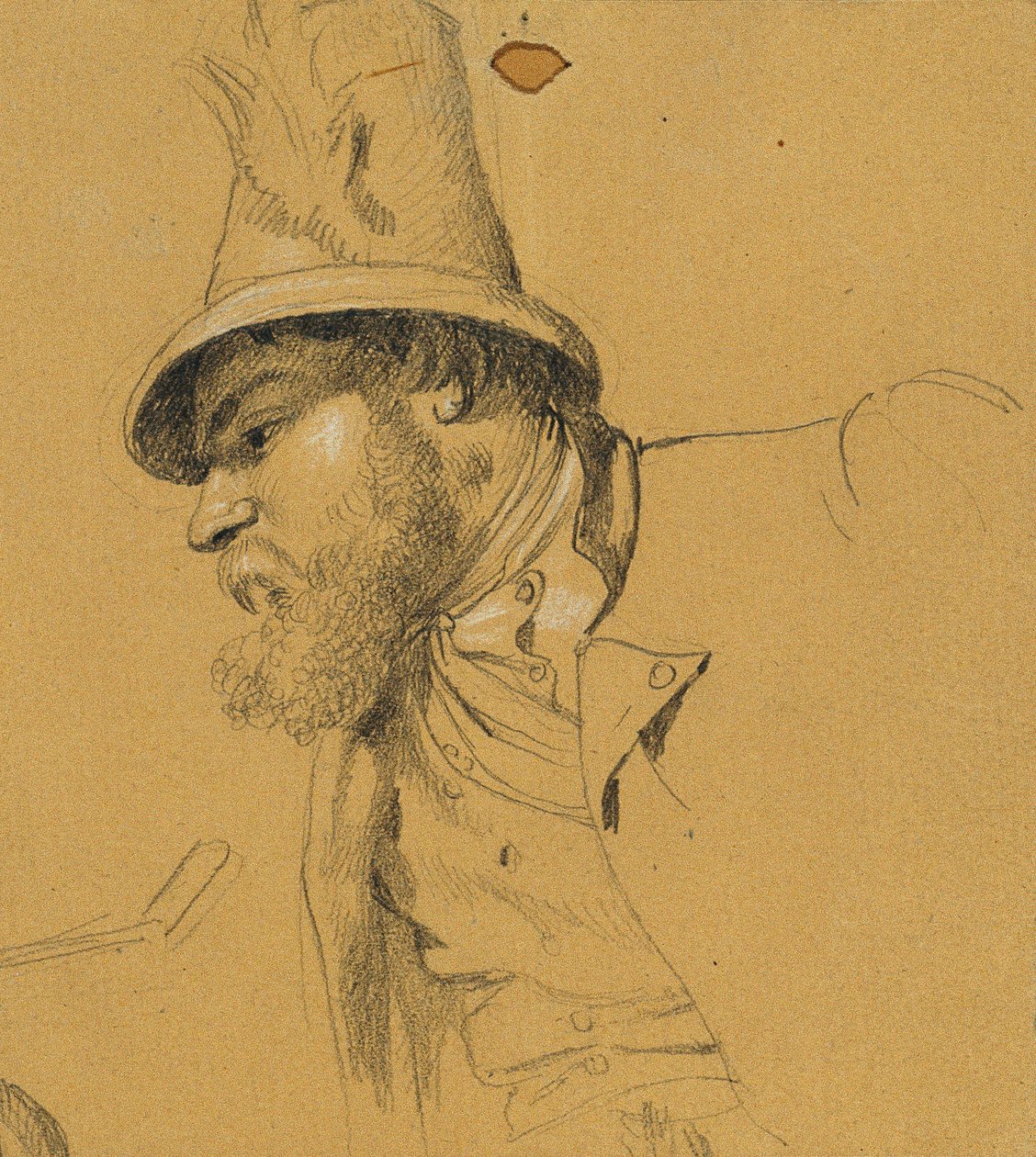 Studio della testa per "Scena dalla lotta per la libertà tirolese" da Johann Peter Krafft