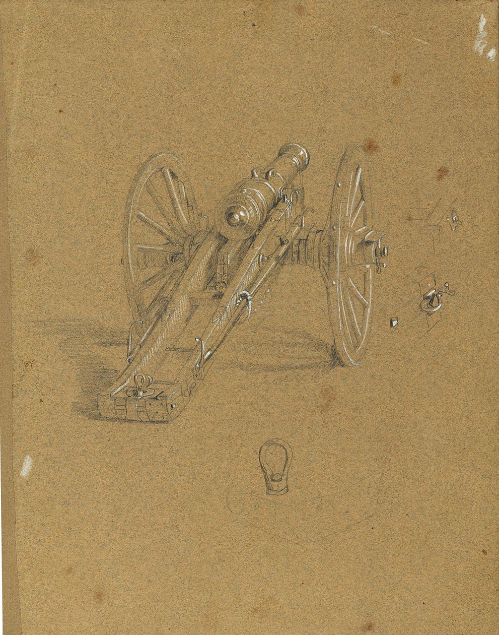 Affusto con mortaio da Johann Peter Krafft