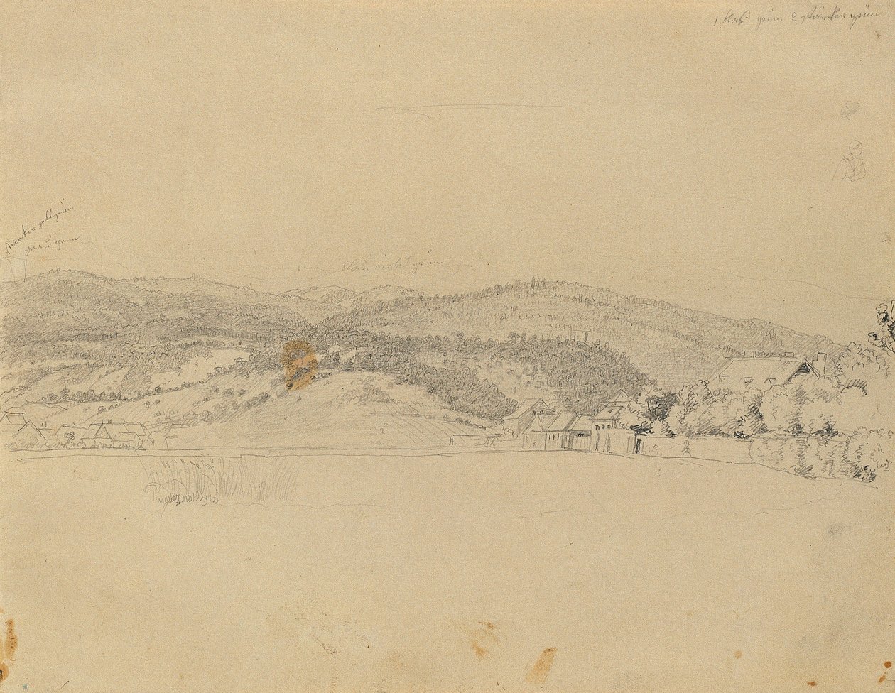 Paesaggio vicino a Baden da Johann Peter Krafft