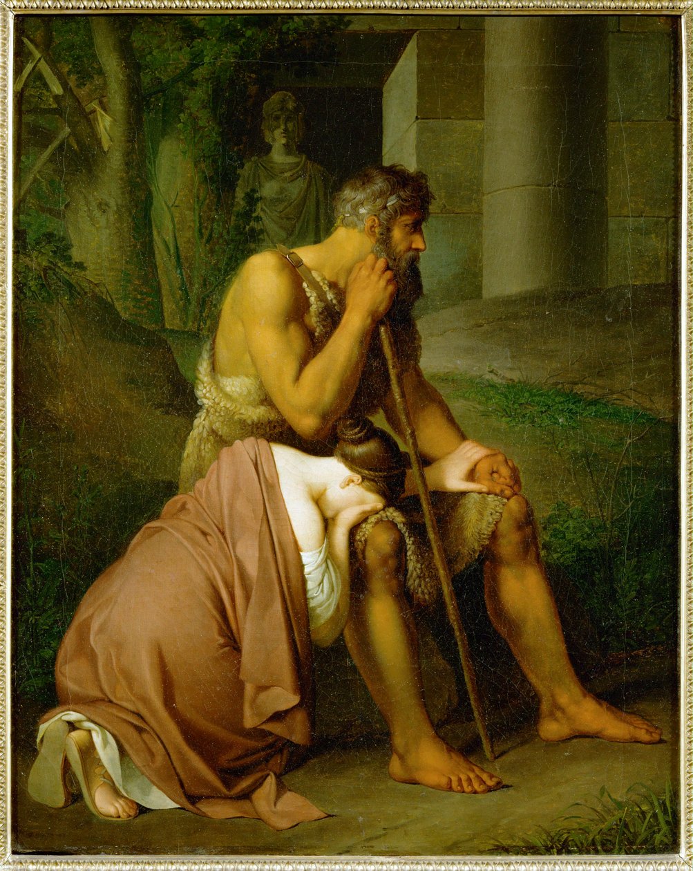 Edipo e Antigone ... da Johann Peter Krafft