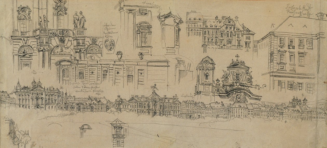 Panorama di Josefstadt da Johann Peter Krafft