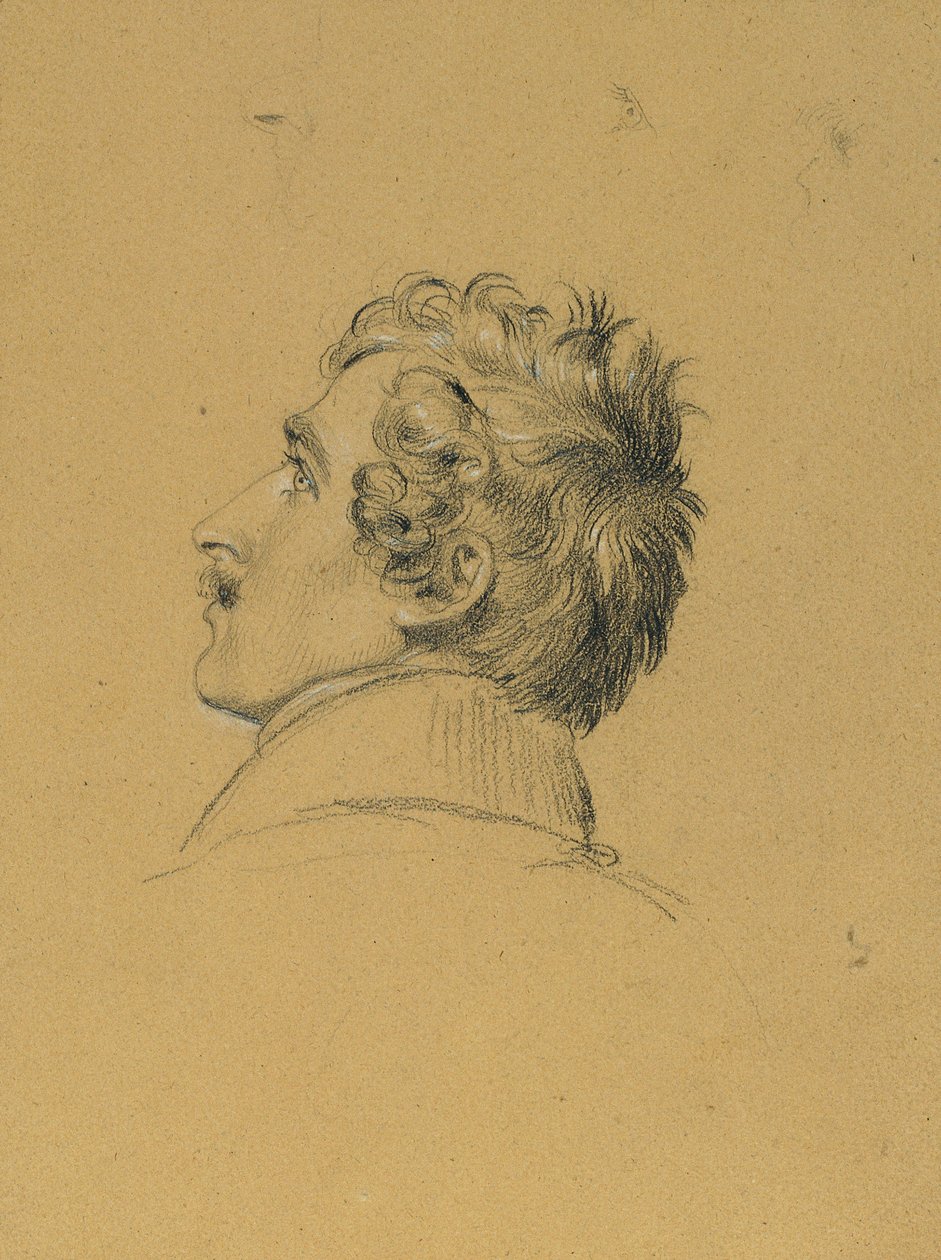 Studio di ritratto per "Ingresso dopo la pace di Parigi" da Johann Peter Krafft