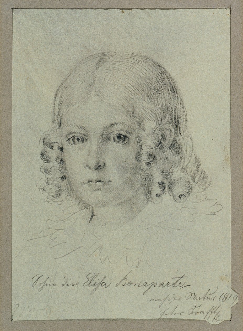 Figlio di Elisa Bonaparte da Johann Peter Krafft
