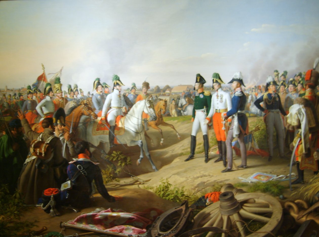 Dichiarazione di vittoria dopo la battaglia di Lipsia, 1813 da Johann Peter Krafft